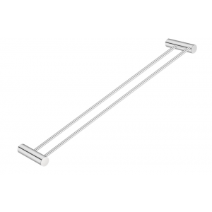 Lucid Pin Chrome 600mm Double Towel Rail